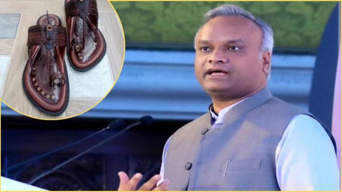 Priyank Kharge on Prada: 1.20 लाख की चप्पल पर गरमा गया देश, मंत्री बोले – ये डिज़ाइन हमारे कारीगरों की धरोहर