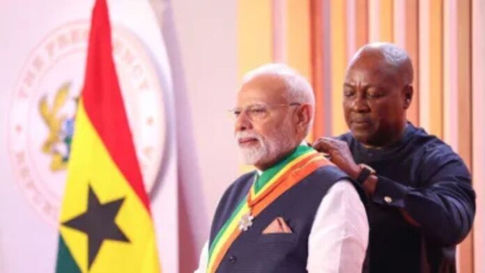 Modi 24th global award: नरेंद्र मोदी को मिला घाना का टॉप सिविलियन अवॉर्ड, वैश्विक मंच पर 24वां बड़ा सम्मान