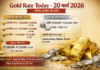 Gold Rate Today 20 March 2026: आज का सोने का भाव, 22K/24K गोल्ड प्राइस, सिल्वर रेट अपडेट Gold Rate Today
