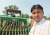 कृषि विस्तार अधिकारी की सलाह से कृषक कर रहे सीधी बोवाई