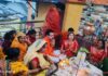 ग्राम गोरेघाट में निकाली गई धूम धाम से