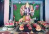 ग्राम गोरेघाट के हनुमान मंदिर एवं बाजार चौक में मां जगत जननी के दरबार में हवन-पूजन संपन्न